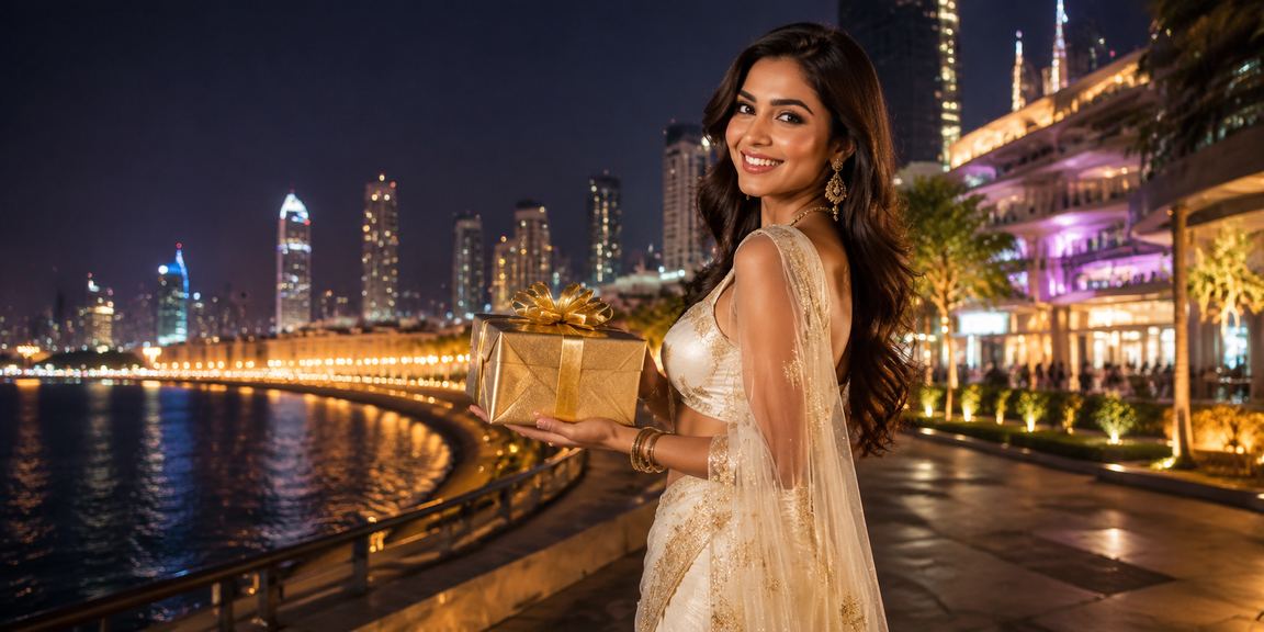 Vip member enjoying exclusive bonuses at Mumbai Marine Drive
